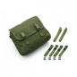 Preview: Daytona, canvas saddlebag. Green