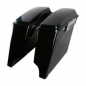 Preview: 5" down extended saddlebag set. Black