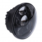 Preview: Bright, 5-3/4 inch LED headlamp unit. Black