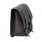 Preview: Ledrie, single leather saddlebag 'Postman'. 30 liters. Black