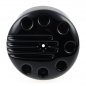 Preview: Cult-Werk, air cleaner cover Slotted. Gloss black