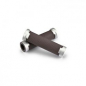 Preview: Daytona, Base grip set. Brown / Silver