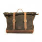 Preview: Longride, 'Old Chopper' waxed cotton saddlebag. Khaki