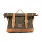 Preview: Longride, 'Old Chopper' waxed cotton saddlebag. Khaki