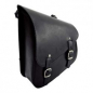 Preview: Longride, swingarm bag. Smooth, black leather