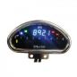 Preview: Electronic CNC aluminum speedometer (MPH) chrome