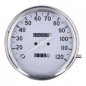 Preview: FL speedometer, '36-40 face', White. 2:1 MPH