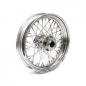 Preview: 3.00 x 16 front wheel 40 spokes chrome