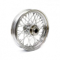 Preview: 3.00 x 16 front wheel 40 spokes chrome