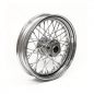 Preview: 3.00 x 16 front wheel 40 spokes chrome