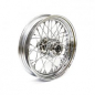 Preview: 3.00 x 16 front wheel 40 spokes chrome