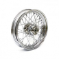 Preview: 3.00 x 16 front wheel 40 spokes chrome