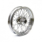 Preview: 3.00 x 16 front wheel 40 spokes chrome