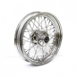 Preview: 3.00 x 16 front wheel 40 spokes chrome