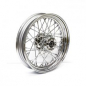 Preview: 3.00 x 16 front wheel 40 spokes chrome