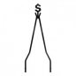 Preview: Cycle Visions Moneytube Sissy Bar 30“, schwarz