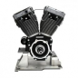 Preview: S&S, 4-1/8" bore 124" long block TC engine. Black/chrome