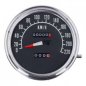 Preview: FL speedometer, '74-84 face', black. 1:1 KMH