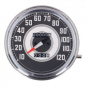 Preview: FL Tachometer, '41-45 Zifferblatt', silber/schwarz. 2:1 MPH