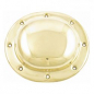 Preview: Paughco, derby cover. Plain. Polished brass