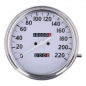 Preview: FL speedometer, '36-40 face', White. 2:1 KMH