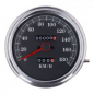 Preview: FL speedometer, '85-up face', black. 2:1 KMH