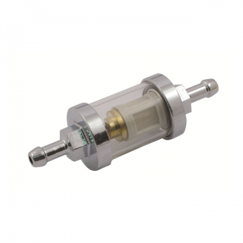CLEAR-VIEW FUEL FILTER, 1/4 INCH ID