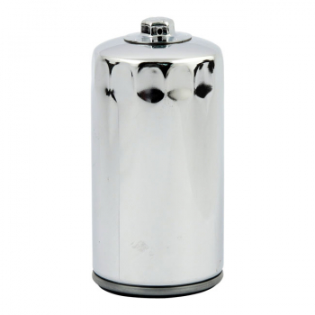MCS, spin-on oil filter, magnetic with top nut. Chrome