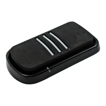 Brake pedal pad, Tri-Rail. Black