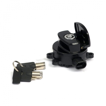 11-up ignition switch, side hinge type. Black