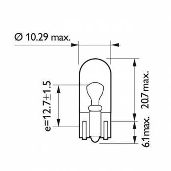 Philips Glühbirne W3W