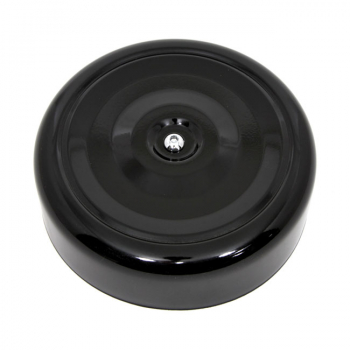 Air cleaner cover, Bobber Style. 7" diameter. Black