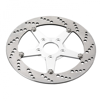 K-Tech front right brake rotor 11.5" stainless,polish center