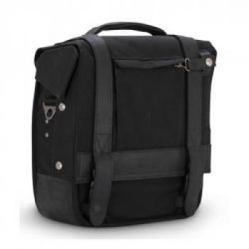 Robuste Voyager-Satteltasche. Schwarzes CORDURA®