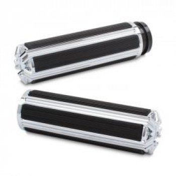 Ness 10-gauge comfort grips chrome