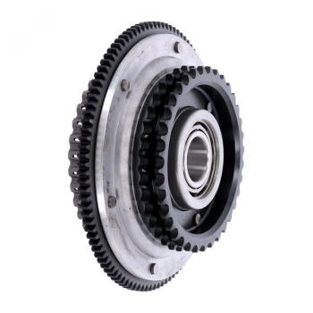 Clutch shell with sprocket