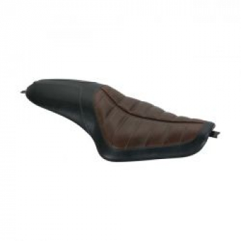 Roland Sands Design, 2-up Enzo seat. Black/Brown