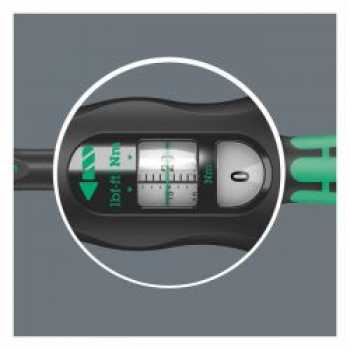 Wera 1/2" drive torque wrench 60-300 Nm with ratchet