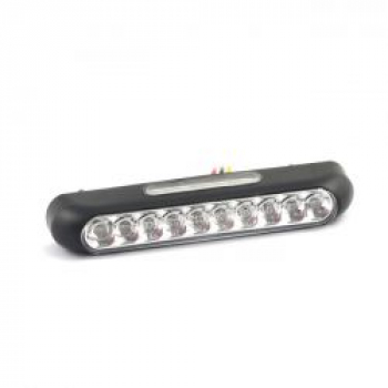 Ledline, LED taillight. Black. Clear lens