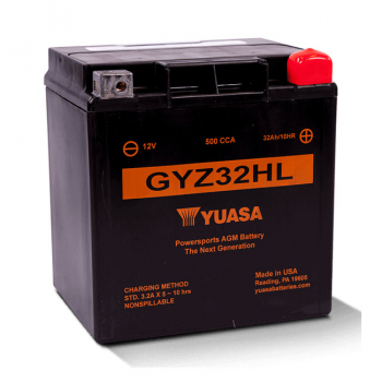 Yuasa, GYZ series AGM battery GYZ32HL 12V, 32Ah, 500CCA