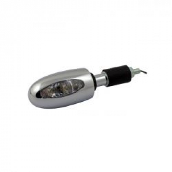 Kellermann, BL 1000 LED-Blinker. Klar. Verchromtes Messing