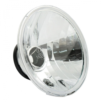 Headlamp unit H4. Clear lens. 7"