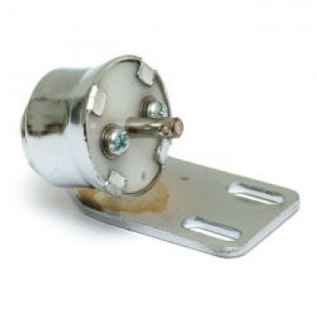 Mechanical brake light switch, rear. Chrome