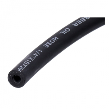 MCS, black neoprene fuel / oil line hose, 6mm (1/4")