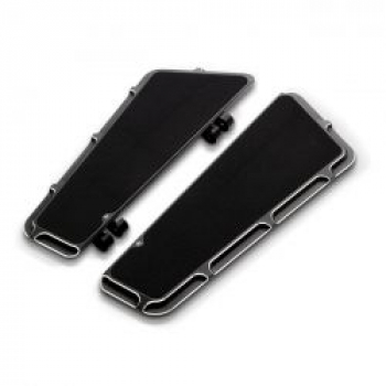 Arlen Ness, Fusion Beveled rider floorboards. Black CC