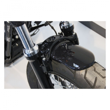 Cult-Werk, 'Bobber' front fender. Gloss black