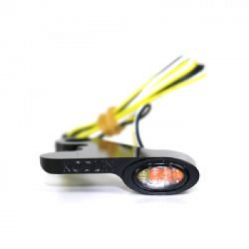 Kodlin, Elypse LED Mini-Blinker vorne. Schwarz