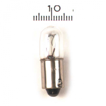 Light bulb indicator 12V3CP. Clear glass