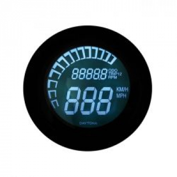 Daytona, Velona digital 60mm speedo/tacho (ECE), black