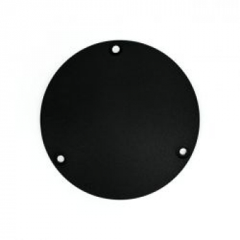 Derby cover, OEM style Domed. Black wrinkle